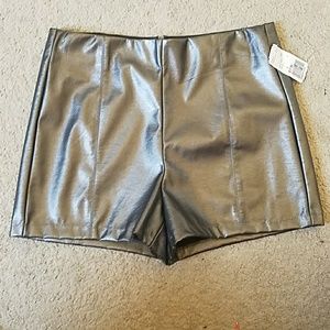 NWT Gray/Pewter Stretchy Shorts
